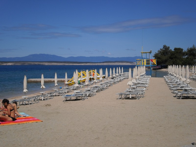 Crikvenica sandy beach